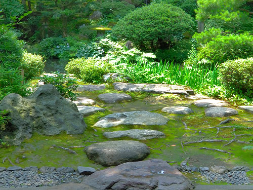 Entrance of the Japanese garden