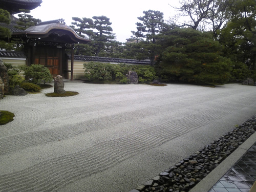 Zen garden in Kyoto
